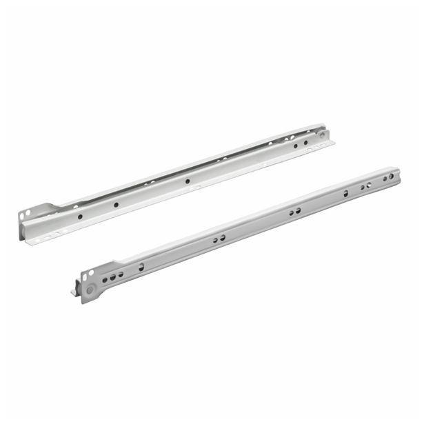 VODILO ZA PREDAL HETTICH DIY 450 MM, BELO, 20 KG PAR=2 KOS
