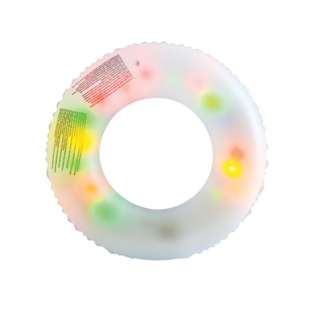 VODNA BLAZINA EUROM-DENIS-TOYS OBROČ 90 CM Z LED LUČKAMI