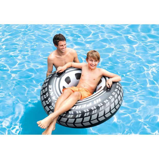 VODNA BLAZINA INTEX OBROČ MONSTER Z ROČAJI STAROST 9+ LET