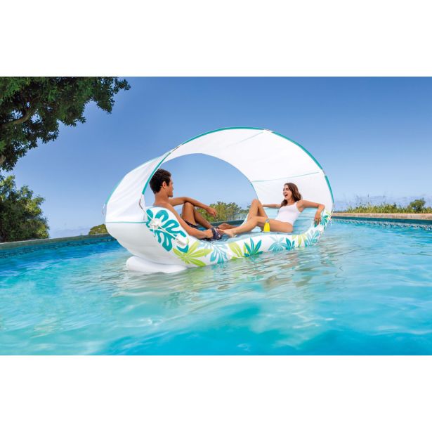 VODNA BLAZINA INTEX TROPSKI POČIVALNIK Z BALDAHINOM