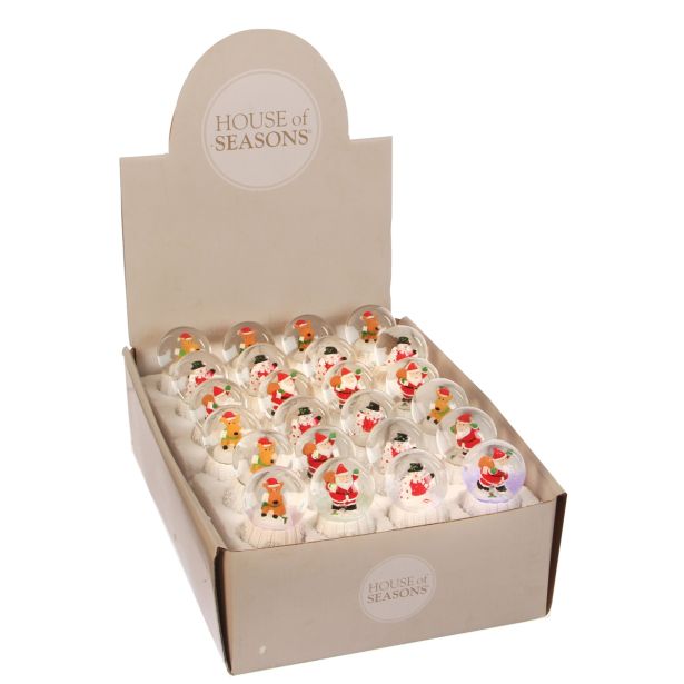 DEKORACIJA HOUSE OF SEASONS VODNA KROGLA 6.5 X 4.5 CM BOŽIČNE FIGURE