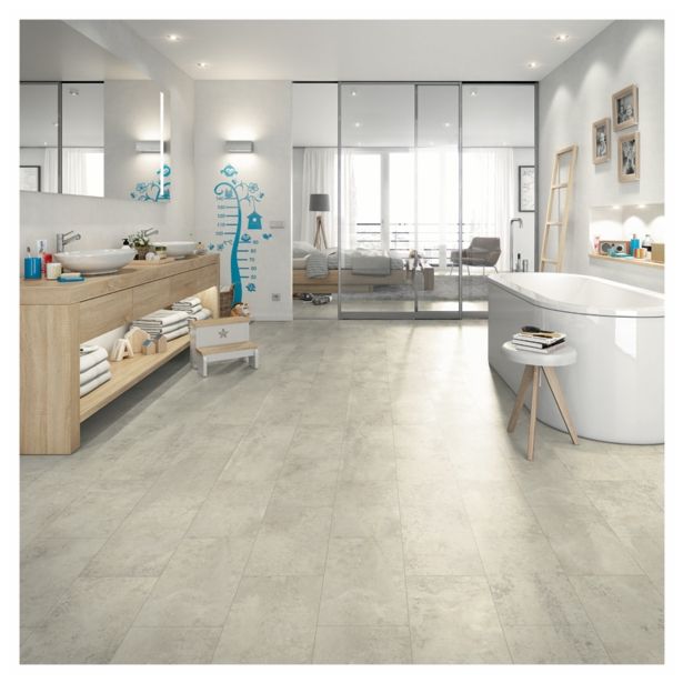 VODOODPOREN POD EGGER HOME DESIGN BELI KAMEN EHD010 1295X243X5 MM