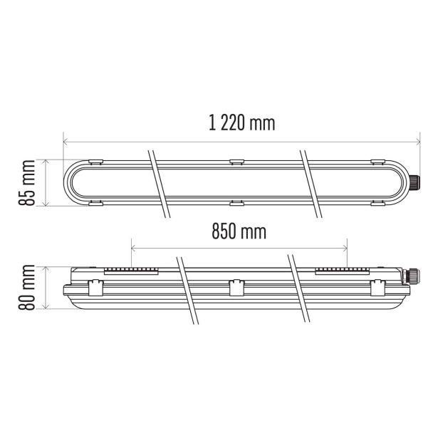 VODOTESNA LED SVETILKA EMOS 36W NW IP66, TRIPROOF