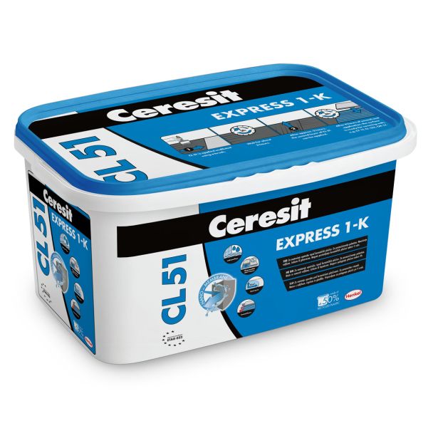VODOTESNA MASA HENKEL ACB CERESIT CL 51 EXPRESS 1-K 5 KG - TEKOČA FOLIJA
