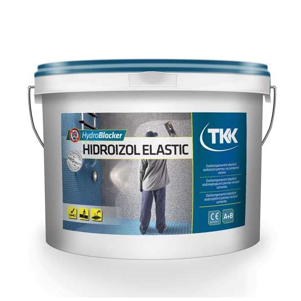 VODOTESNA MASA HYDROBLOCKER HIDROIZOL ELASTC 2K 26.1KG (A+B /19 + 7.1 KG)