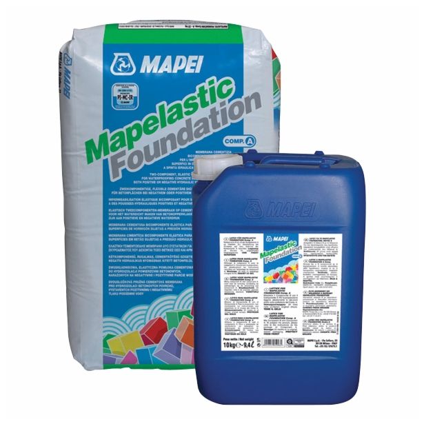 VODOTESNA MASA MAPEI MAPELASTIC FOUNDATION 2K 32KG A+B (22+10KG)
