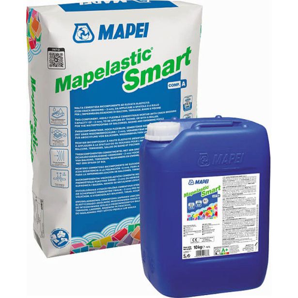 VODOTESNA MASA MAPEI MAPELASTIC SMART 2K 30KG A+B (20+10KG)