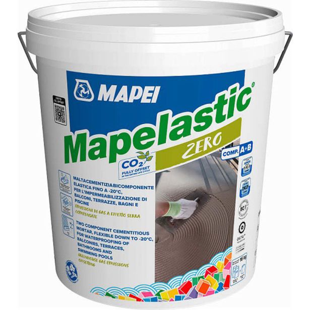 VODOTESNA MASA MAPEI MAPELASTIC ZERO 16KG 2K A+B (12+4KG)