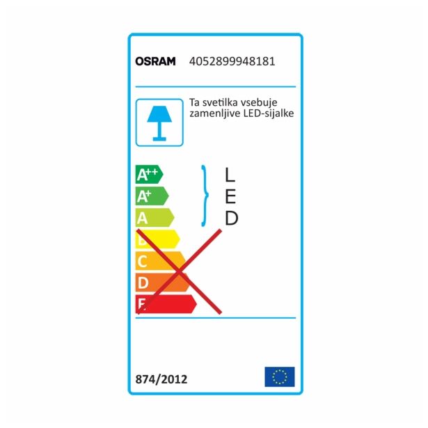 VODOTESNA SVETILKA S KAPO OSRAM SUBMARINE1.2 (36W)19W/840 LED IP65 220-240V