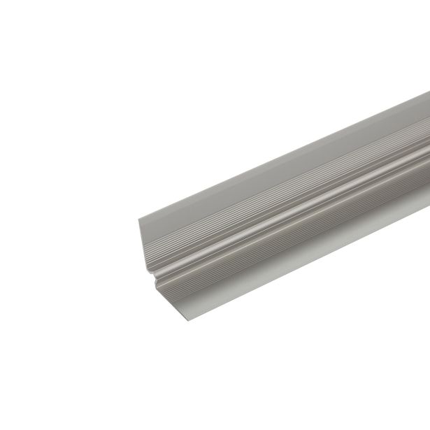 STOPNIŠČNI ALU PROFIL CEZAR VOGALNI 26X26X3MM 2.7M SREBRN