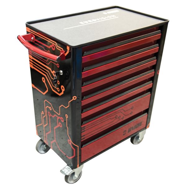 VOZIČEK ZA ORODJE UNIOR 800X440X923 MM 7 PREDALOV ART. 940EV4-VDE