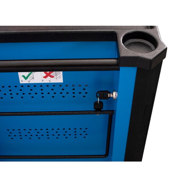 VOZIČEK ZA ORODJE UNIOR 801X524X931 MM 7 PREDALOV ART. 940PLUS3