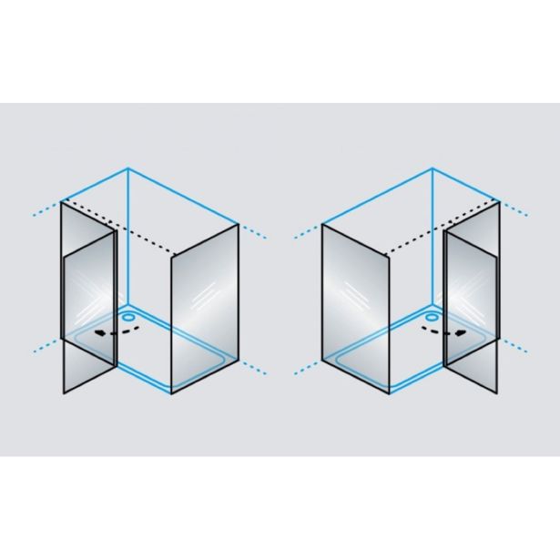 VRATA KOLPA SAN POLARIS D 90-L B/1 CLEAN COAT