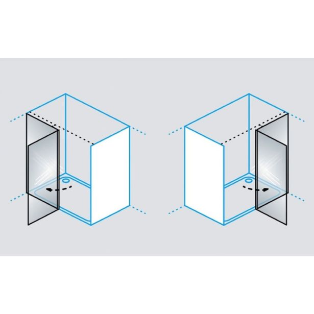 VRATA SAMOSTOJEČA KOLPA SAN POLARIS N 100-R SBR/1 ZA NIŠO