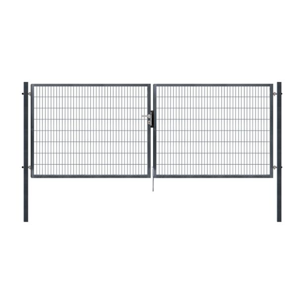 VRATA ZA OGRAJO DVOKRILNA 4.12X1.18M RAL7016 SUPER