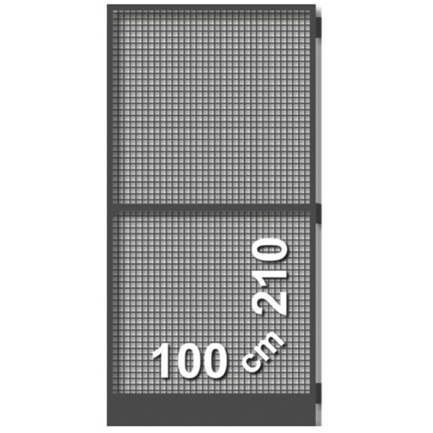 SCHELLENBERG KOMARNIK ZA VRATA Z ALUMINIJASTIM OKVIRJEM BASIC 100X210 CM, ANTRACIT