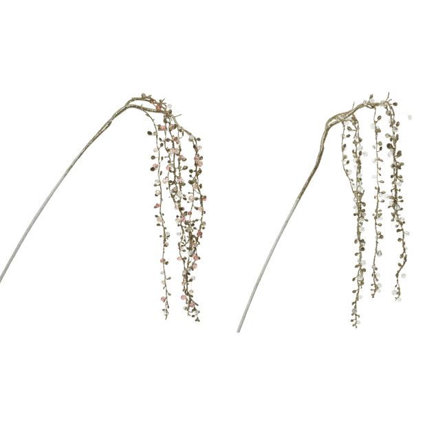 DEKORACIJA VRBA, ZLATA S PERLAMI, DOLŽINA 110 CM, SORT