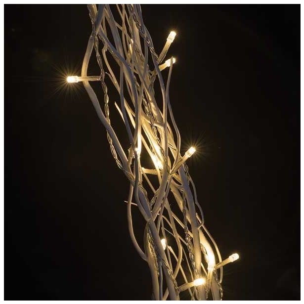 LUČKE MQ VRBOVE VEJE BELE 100 CM TOPLO BELE 30 LED