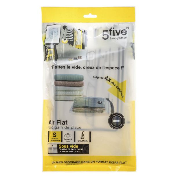 VREČA/DODATEK ZA TEKSTIL FIVE 50X60 CM PROZORNA VAKUUM