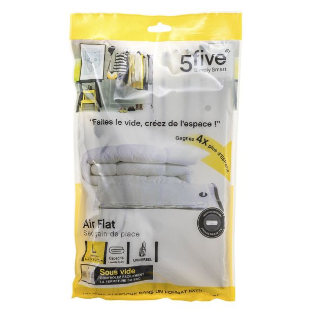 VREČA/DODATEK ZA TEKSTIL FIVE 70X120 CM PROZORNA VAKUUM