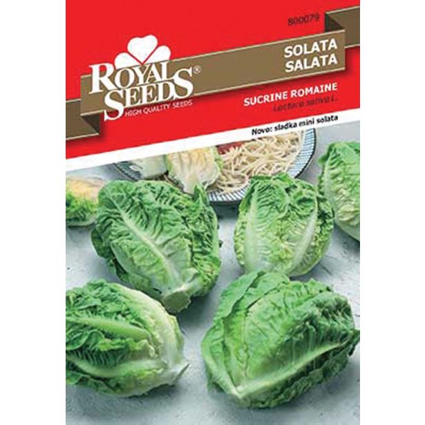 LISTNA ZELENJAVA ROYAL SEEDS VREČICA ROYAL 79 SOLATA SUCRINE ROMAINE