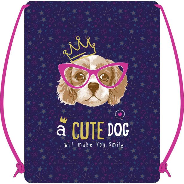 VREČKA ZA COPATE STREET CUTE DOG