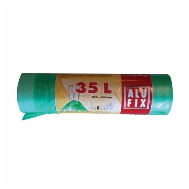 VREČKE ZA SMETI ALUFIX 35 L/25 Z VRVICO