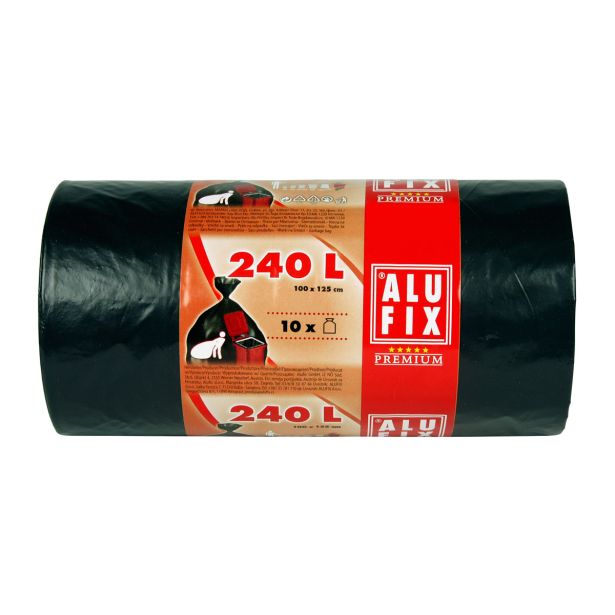 VREČKE ZA SMETI ALUFIX 240 L 100X125 CM 10/1