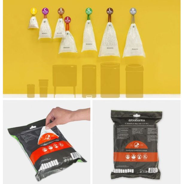 VREČKE ZA SMETI BRABANTIA PERFECT FIT G, 23-30 L