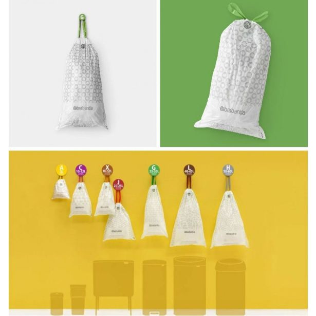 VREČKE ZA SMETI BRABANTIA PERFECT FIT G, 23-30 L