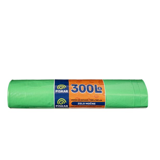 VREČKE ZA SMETI PISKAR 120X140X0.65 - 300 L 5/1