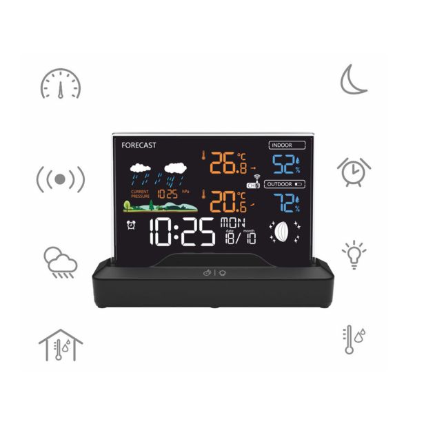 VREMENSKA POSTAJA MANTA MTO100B WINDY ČRNA