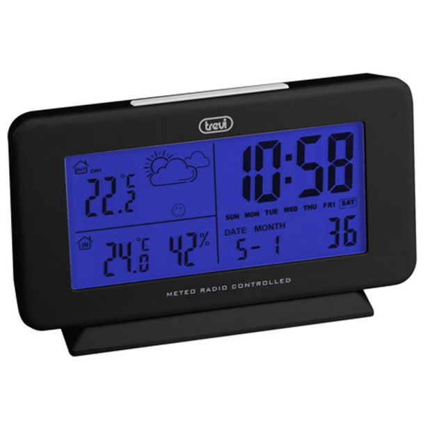 VREMENSKA POSTAJA TREVI ME 3P08 RC ČRNA