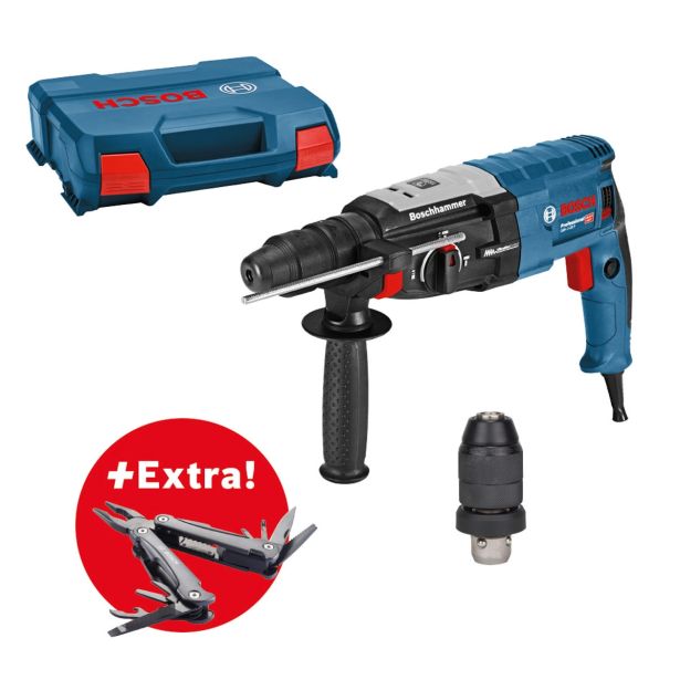 VRTALNO KLADIVO BOSCH GBH 2-28 F + VEČNAMENSKO ORODJE 'SWISS PEAK'