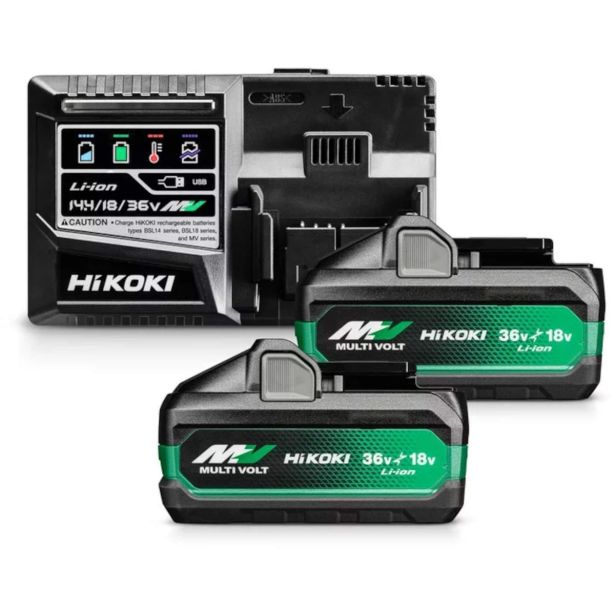 VRTALNO KLADIVO AKUMUL. HIKOKI 130DH3628DCWRZ KOVČEK HSC, 2X 5.0/2.5 AH