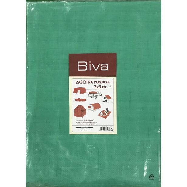 ZAŠČITNA PONJAVA BIVA ZAŠČITNA PONJAVA 2 X 3 M 100G/M2
