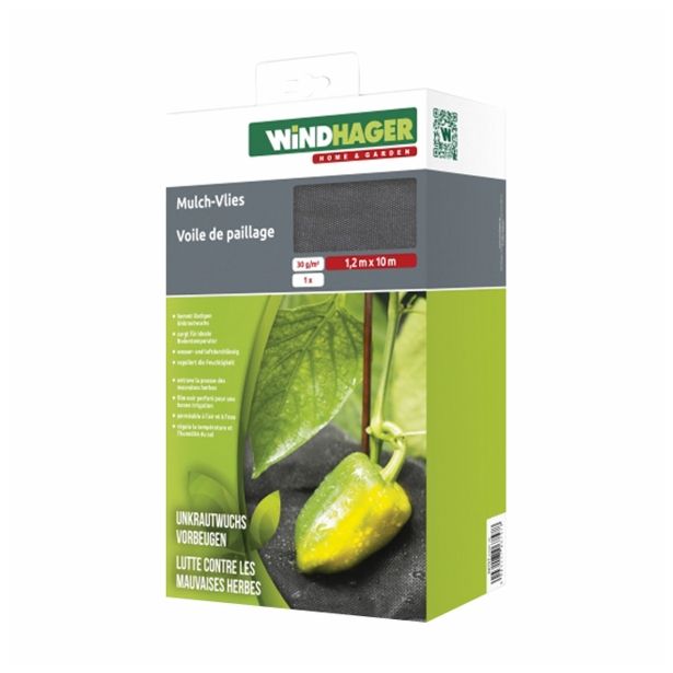VRTNA KOPRENA WINDHAGER PROTI PLEVELOM 1.2 X 10 M, ČRNA