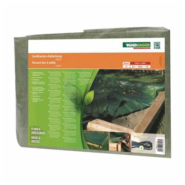 ZAŠČITNA PONJAVA WINDHAGER PONJAVA ZA PESKOVNIK 2X2 M, ZELENA, 180G/M2