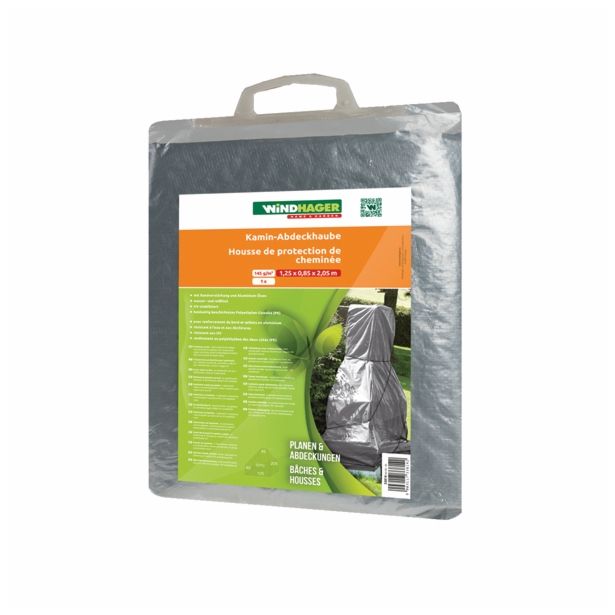 VRTNA FOLIJA WINDHAGER PONJAVA ZA ZUNANJI KAMIN 1.25X0.85X2.05M, SIVA