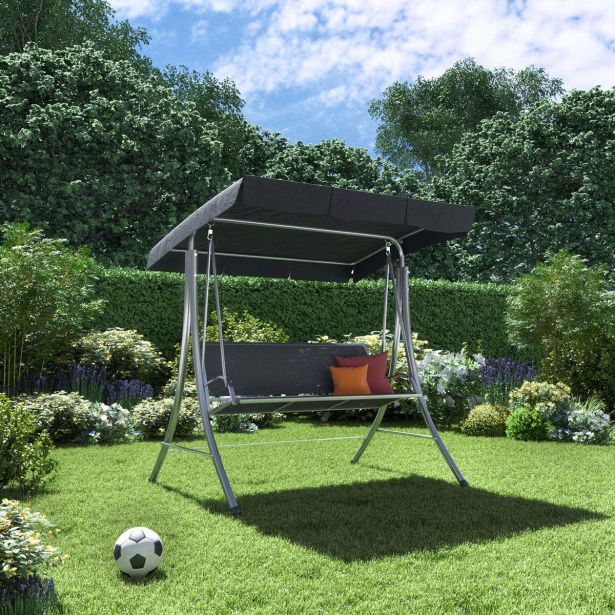 VRTNA GUGALNICA GUGALNA KLOP SIVA 202X118X157.5CM