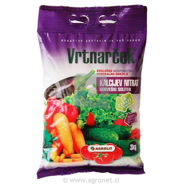VRTNARČEK KALCIJEV NITRAT - NORVEŠKI SOLITER 3KG