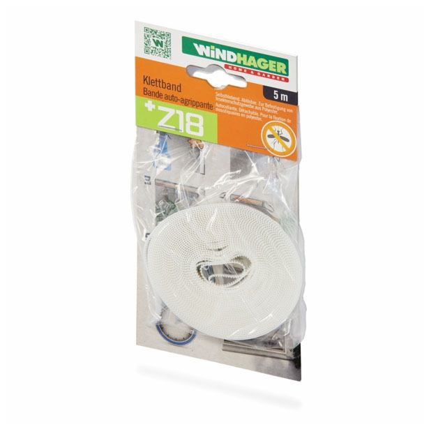 VRTNARSKA MREŽA WINDHAGER LEPILNI TRAK ZA MREŽO FLY STOP 5 M ŠIR.1 CM BELA