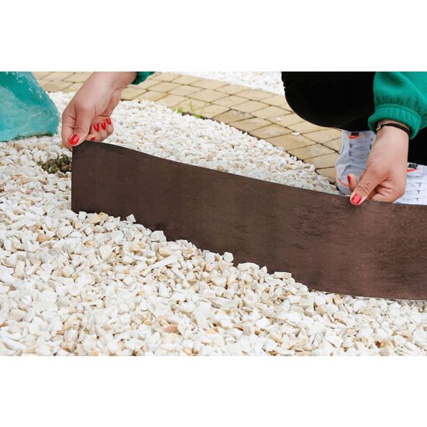 VRTNI TRAK 2PR-TERRA BROWN IZ PP MATERIALA H=15CM D=1.2MM L=9M