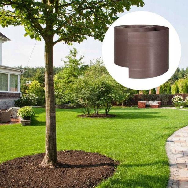 VRTNI TRAK 2PR-TERRA BROWN IZ PP MATERIALA H=15CM D=1.2MM L=9M