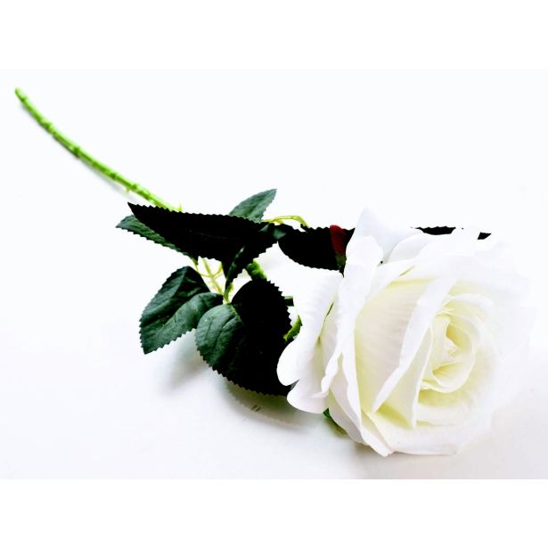 UMETNO CVETJE VRTNICA VEJICA 50CM BELA