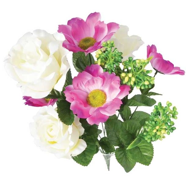 SVILENO CVETJE DAR VRTNICA, ANEMONAX ŠOPEK X11, SIVKA, KREM