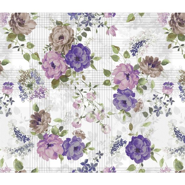 PRT NA ROLI NESE VRTNICE VIJOLA ŠIRINA 140 CM