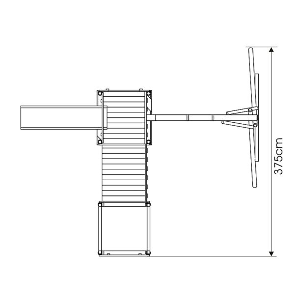 VRTNO IGRALO 4IQ OTROŠKO PLEZALO FRANEK LUX S TOBOGANOM