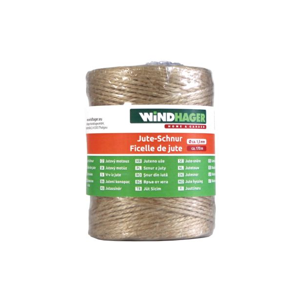 VRTNARSKI PRIPOMOČEK WINDHAGER VRV IZ JUTE 1.5MM X 170M