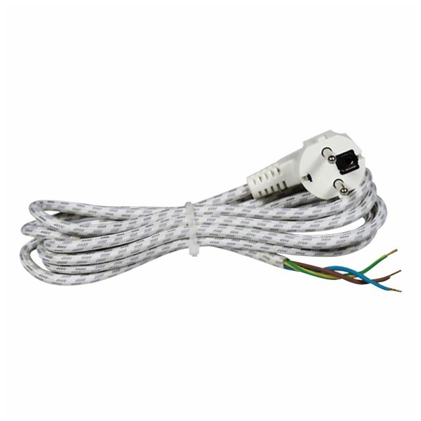 VRVICA EMOS 3X0.75 H05RR-F 3G 2.4M ŠUKO VTIKAČ ZA LIKALNIK